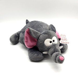 Fiesta Toys Flat Elephant Plush Carnival Gift Souvenir Zoo Animal Clean New
